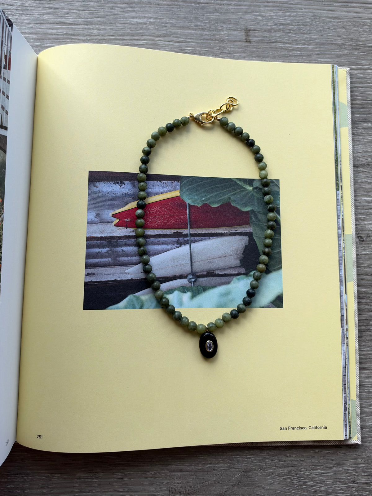 midnight moss necklace