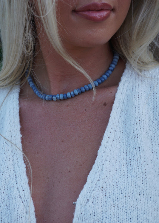 blueberry swirl necklace