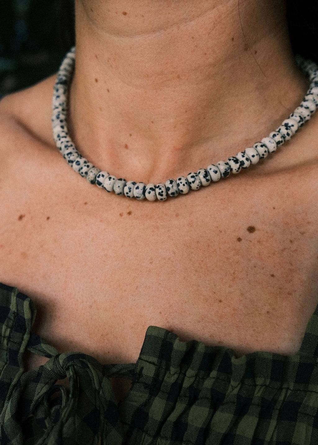 dalmatian necklace
