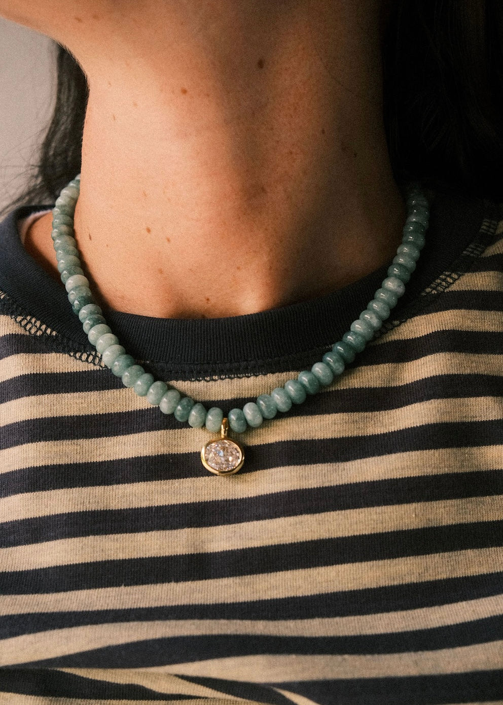 emerald glow necklace