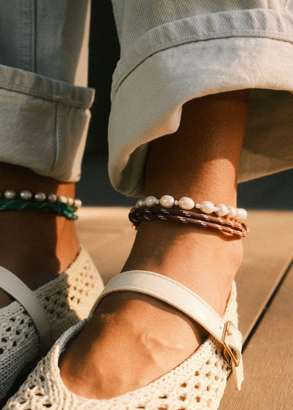 paracord fall anklet