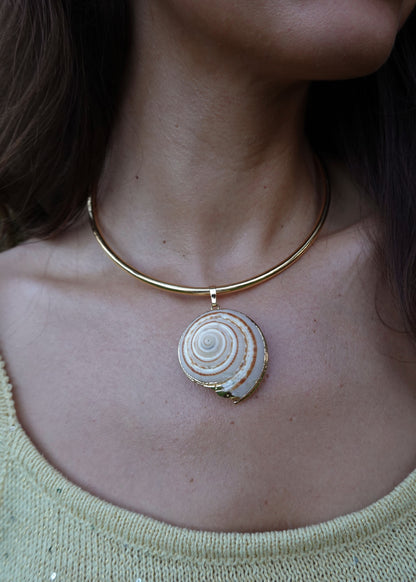 sundial collar necklace