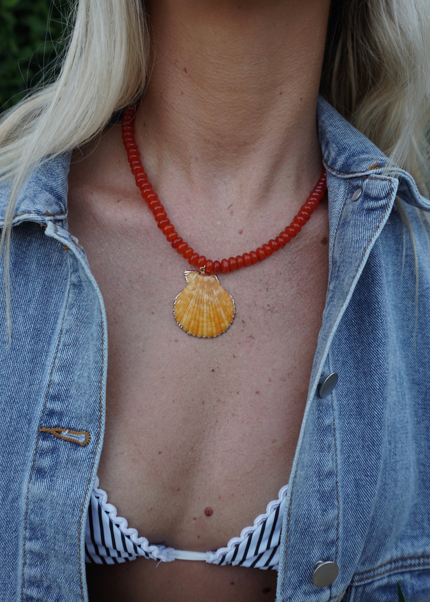 coral necklace