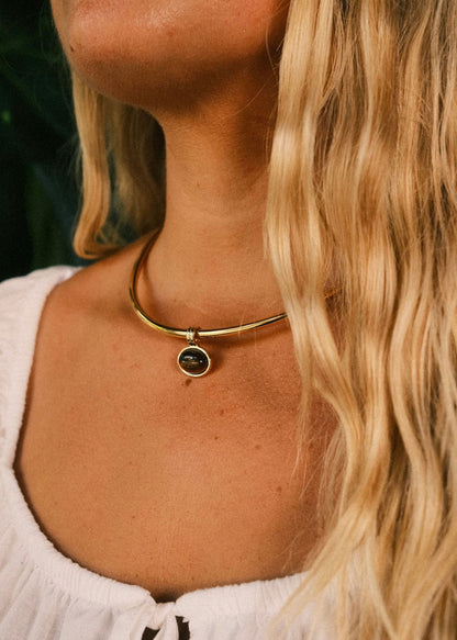 autumn cuff necklace