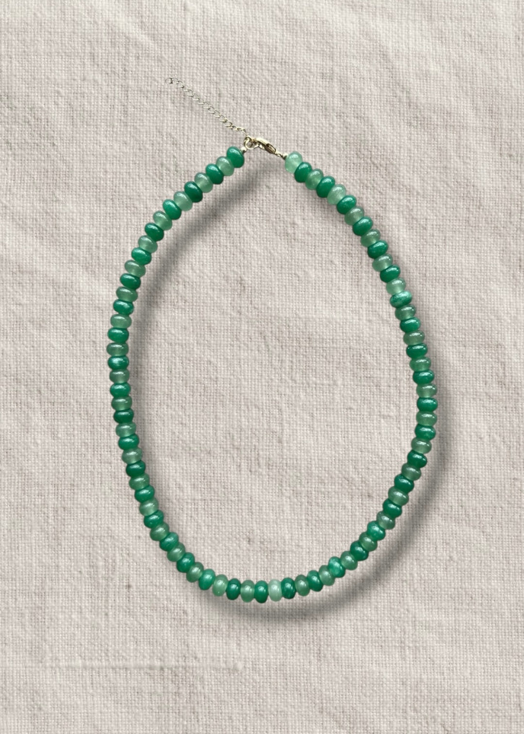 green stripe necklace