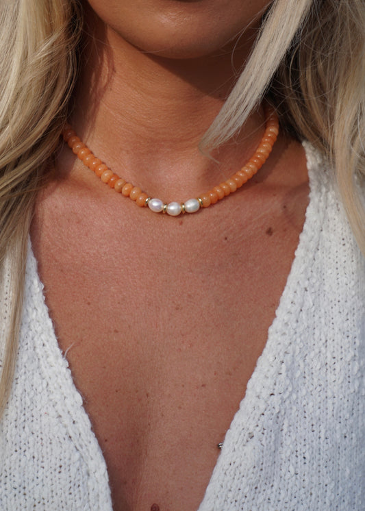 orange creamsicle necklace