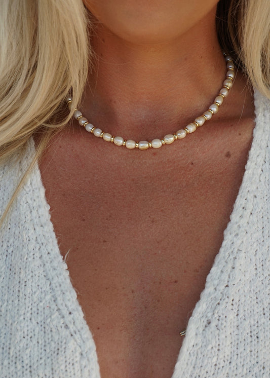 mother of pearl necklace